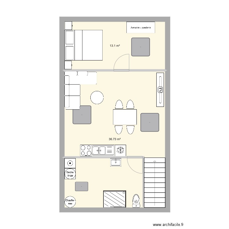 Blotzheim F2 2eme étage . Plan de 0 pièce et 0 m2