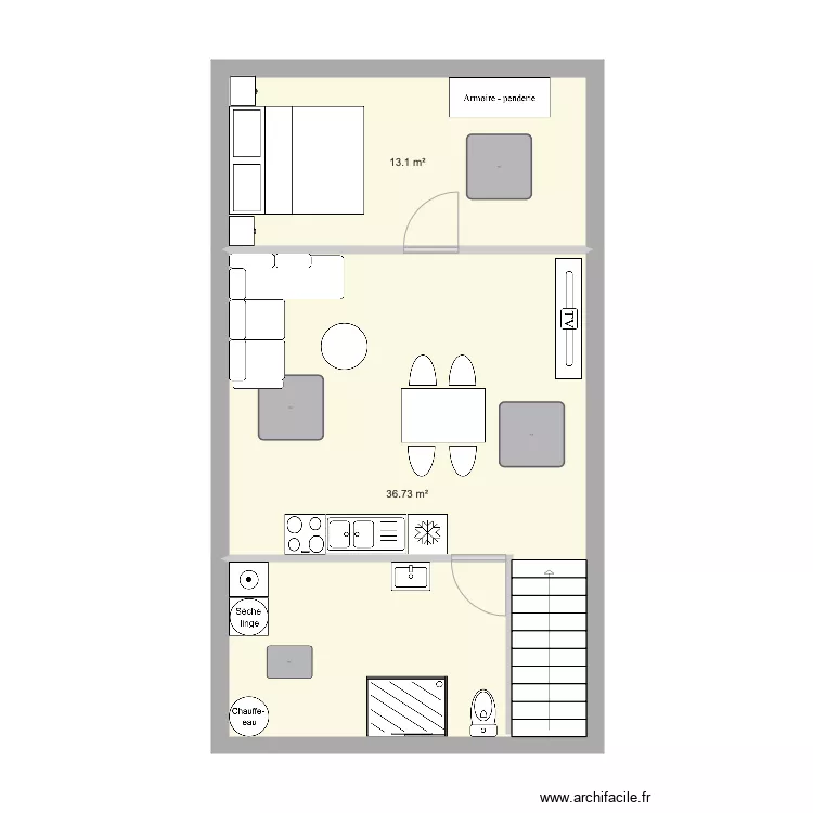 Blotzheim F2 2eme &eacute;tage . Plan de 