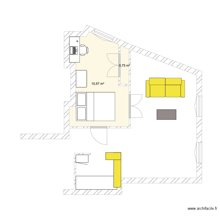 paris appart. Plan de 0 pièce et 0 m2