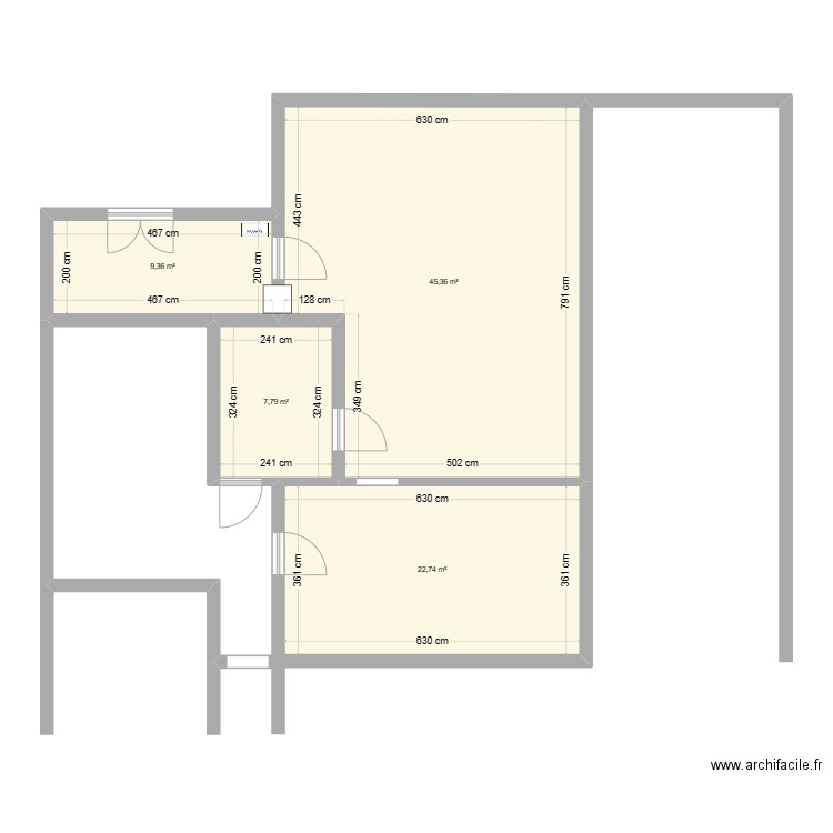 annex fromagerie. Plan de 4 pièces et 85 m2