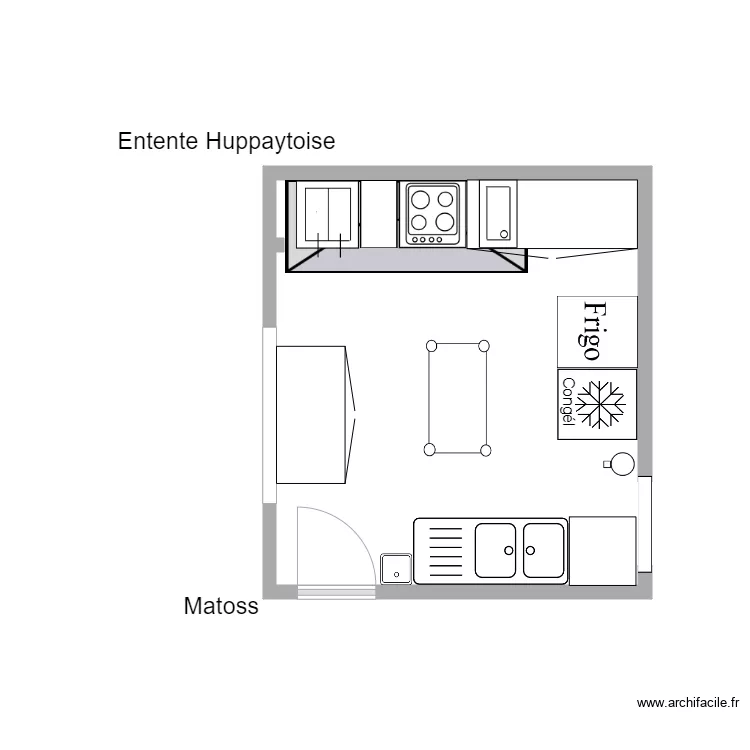 Alliance Huppaytoise. Plan de 