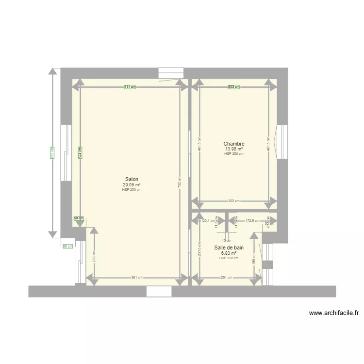 ACR ROUDIER. Plan de 