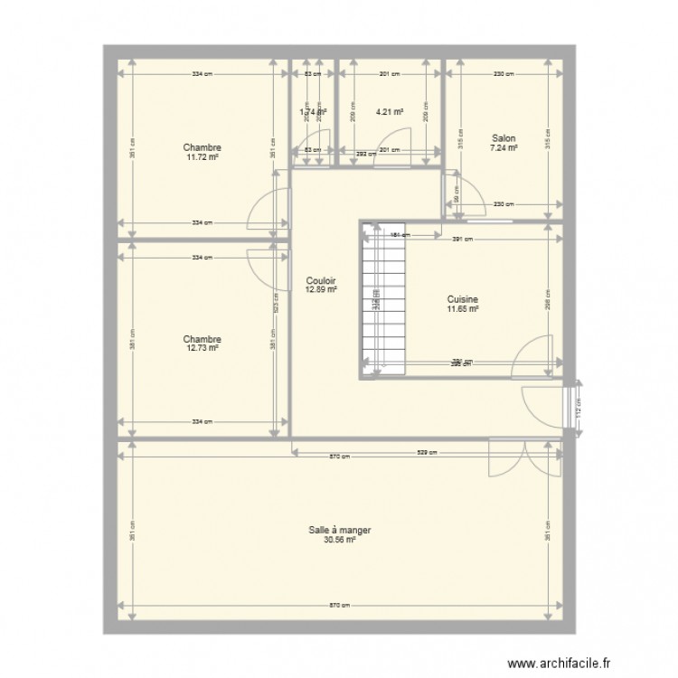 PUPIER Raymonde. Plan de 0 pièce et 0 m2