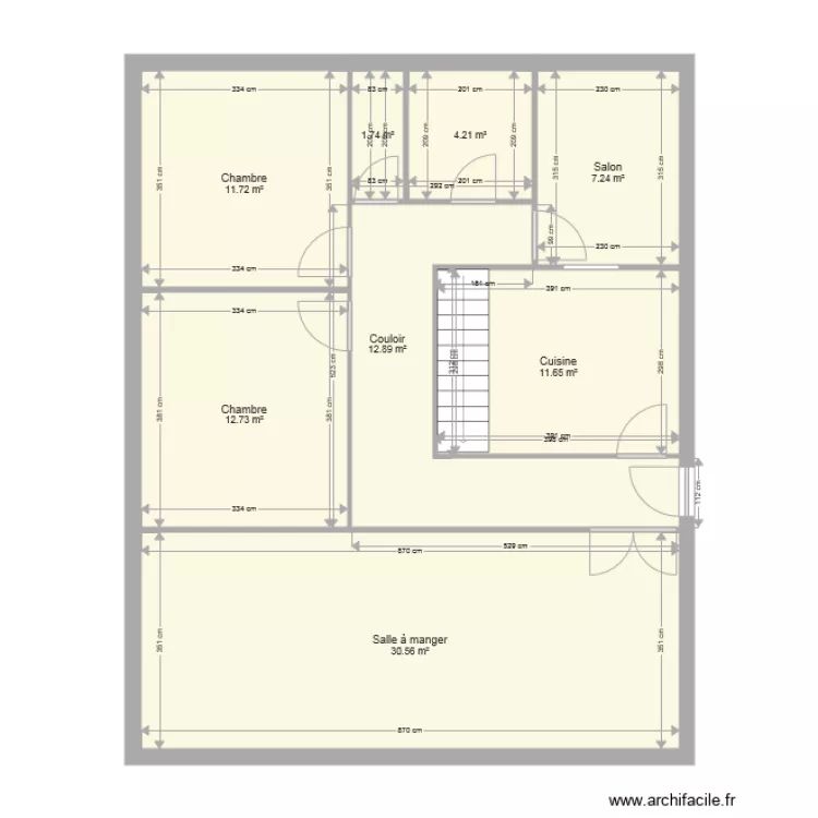 PUPIER Raymonde. Plan de 