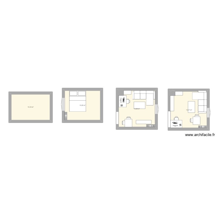 Appart - Plan 4 pièces 48 m2 dessiné par Guinoz_19