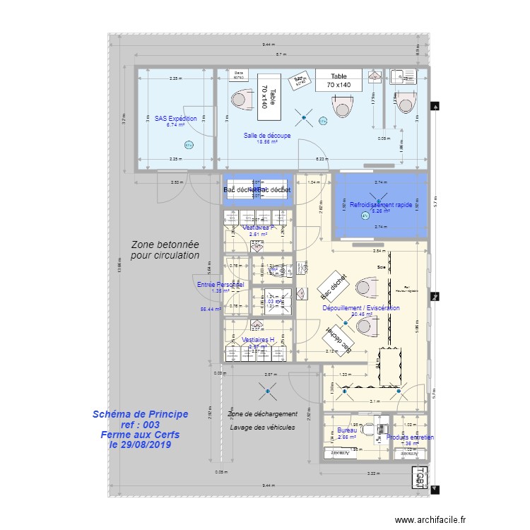 Ferme aux cerfs 003. Plan de 0 pièce et 0 m2