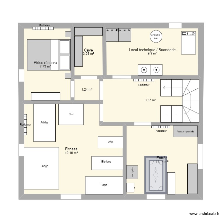 Plan Rez. Plan de 0 pièce et 0 m2