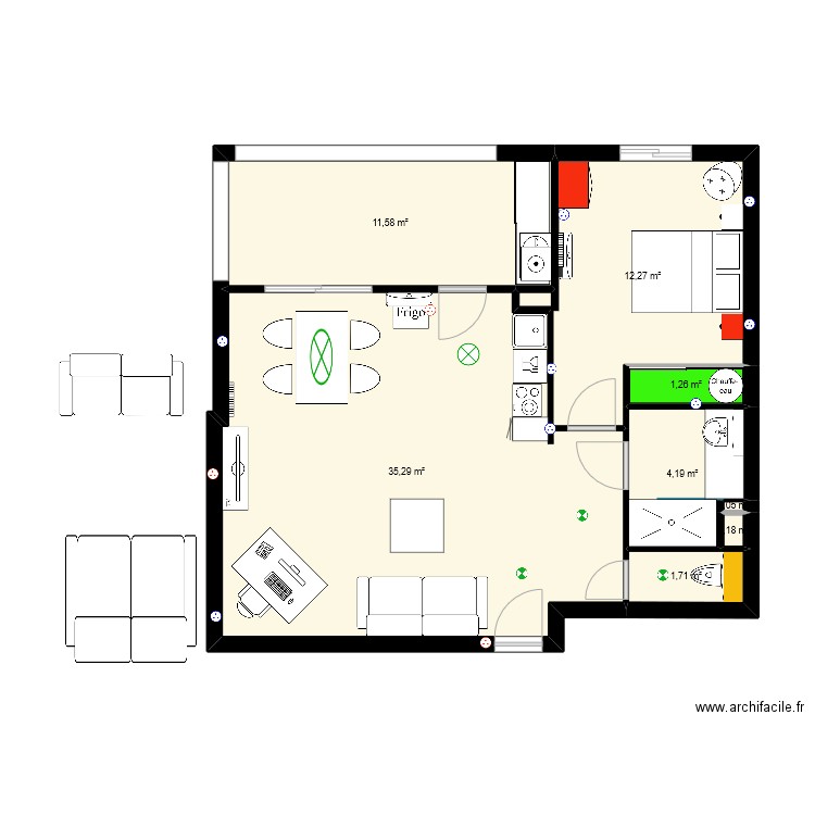 Plan EZ2. Plan de 0 pièce et 0 m2