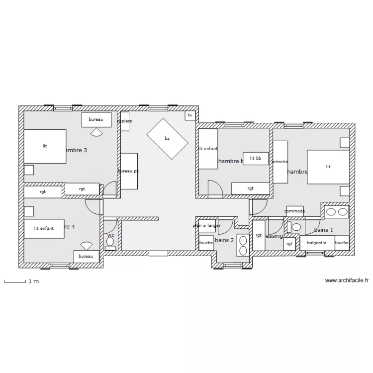 etage. Plan de etage. Plan de