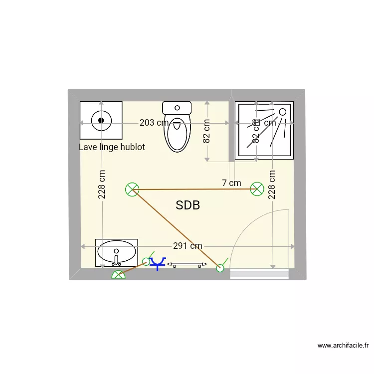 SDB BERGERAC. Plan de 
