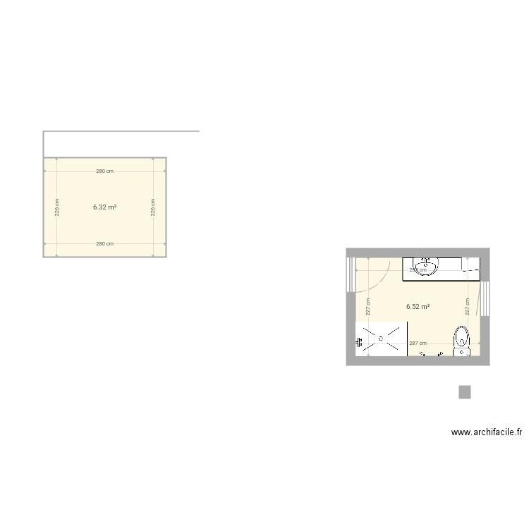 Salle de bain plan . Plan de 0 pièce et 0 m2