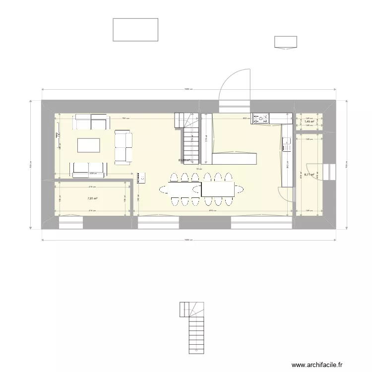 Grange Neuville PROJET RDC 2. Plan de Grange Neuville PROJET RDC 2. Plan de