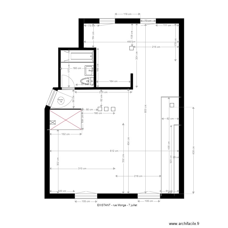  monge projet 15 septembre. Plan de 0 pièce et 0 m2