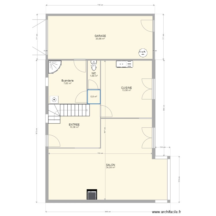 MARLES EN BRIE JJH. Plan de 0 pièce et 0 m2