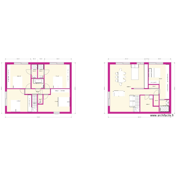 MAISON M. Plan de 0 pièce et 0 m2