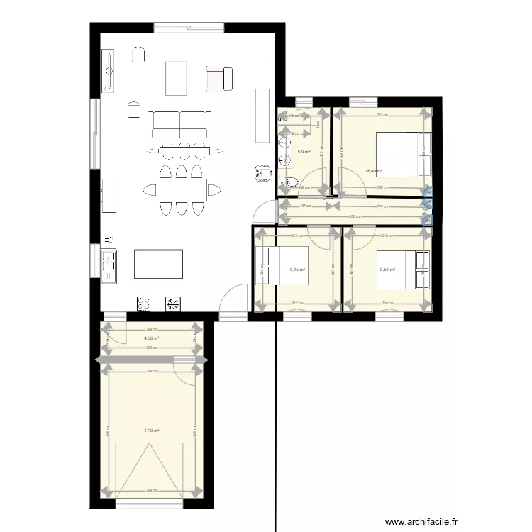 maison jlb 2. Plan de 