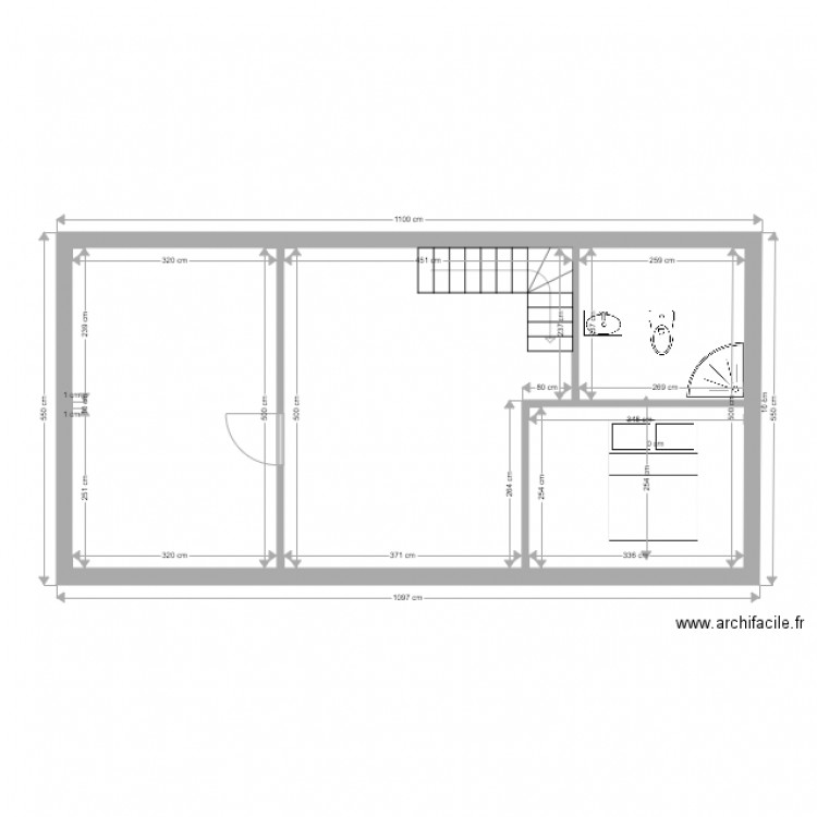 Penerf 1er étage. Plan de 0 pièce et 0 m2