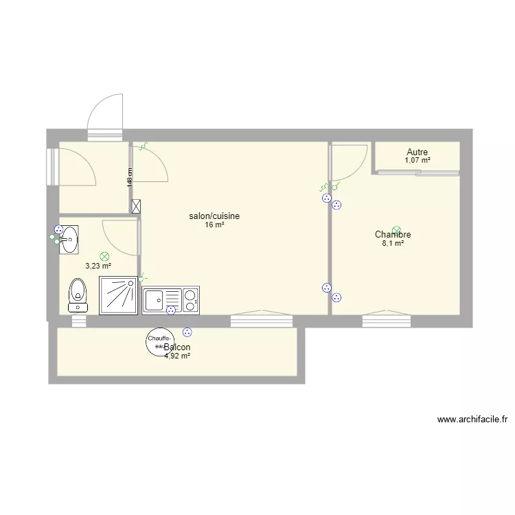 cotone nord. Plan de 