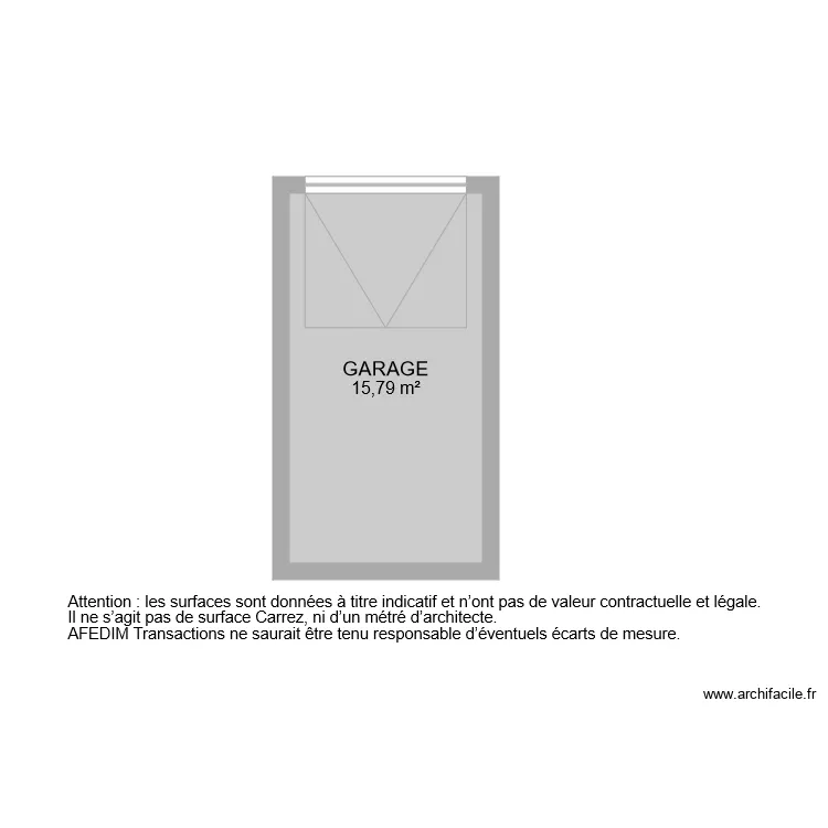 BI 6494 GARAGE. Plan de 