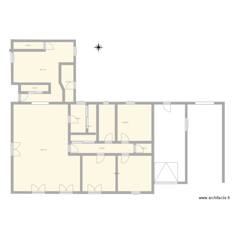 Maison 3 Ste Pazanne. Plan de 0 pièce et 0 m2