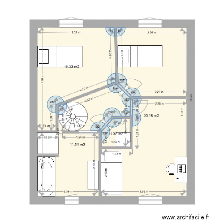 ETAGE 2. Plan de 0 pièce et 0 m2