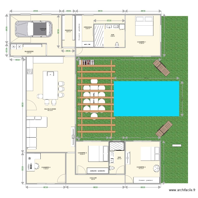 CHEZ MOI. Plan de 0 pièce et 0 m2