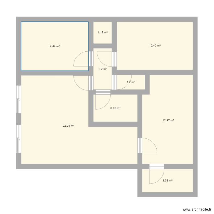 Appartement Boieldieu. Plan de 0 pièce et 0 m2