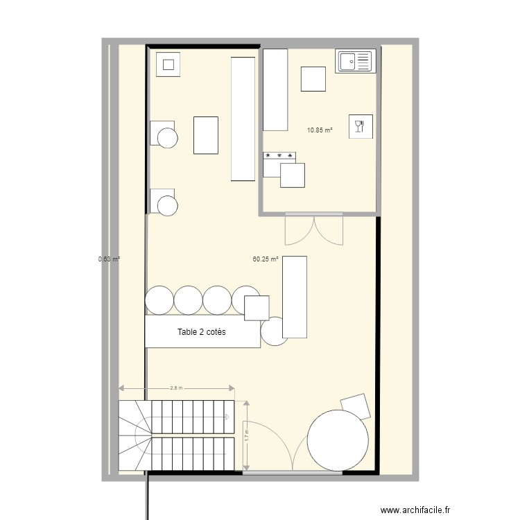 fromagerie 1. Plan de 0 pièce et 0 m2