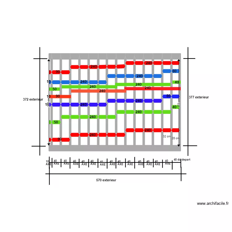 Terrasse Colline 4. Plan de 