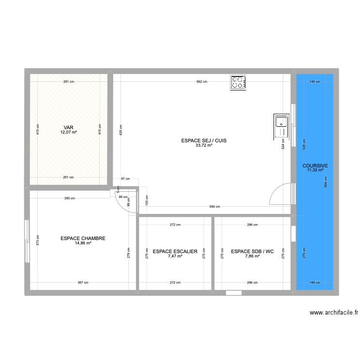 PC MODIF T4 N°12 NIVEAU 1 LE ROYALE. Plan de 0 pièce et 0 m2