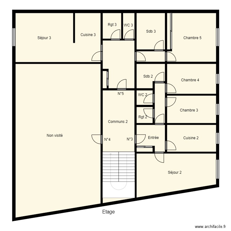 1952954 MAIRIE D ANCERVILLE. Plan de 0 pièce et 0 m2