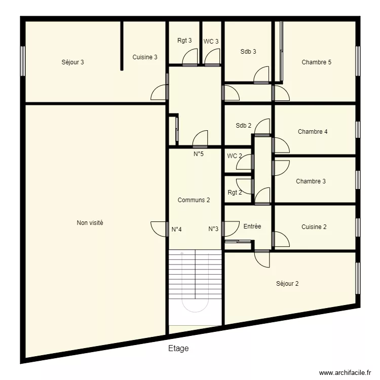 1952954 MAIRIE D ANCERVILLE. Plan de 1952954 MAIRIE D ANCERVILLE. Plan de