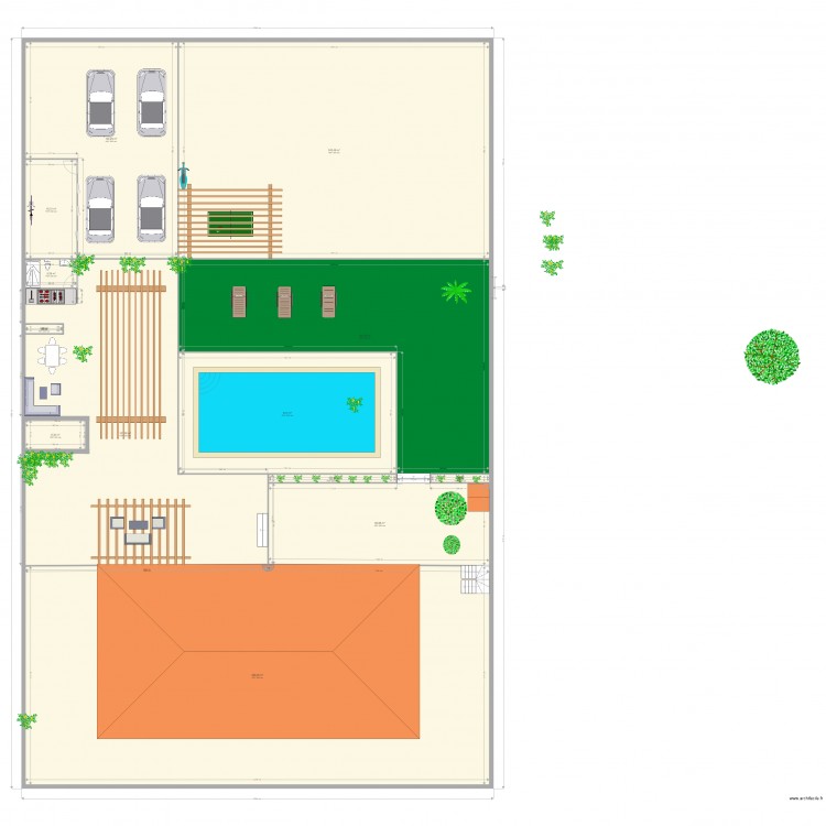 Jardin3. Plan de 0 pièce et 0 m2