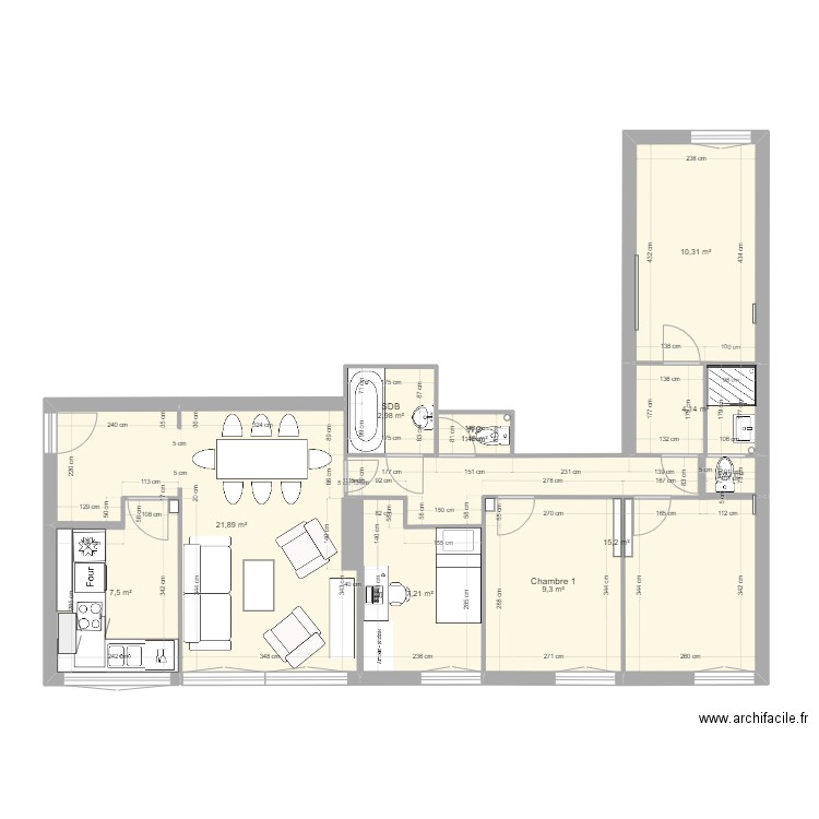 02 Boulogne plan projet 3. Plan de 0 pièce et 0 m2