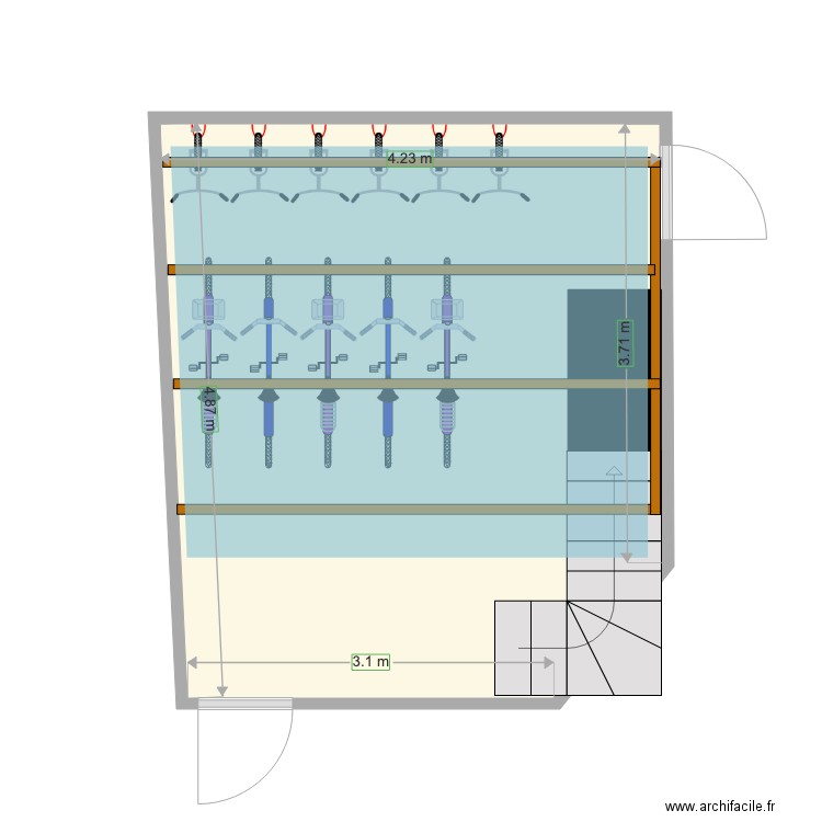 Parking Edison. Plan de 0 pièce et 0 m2