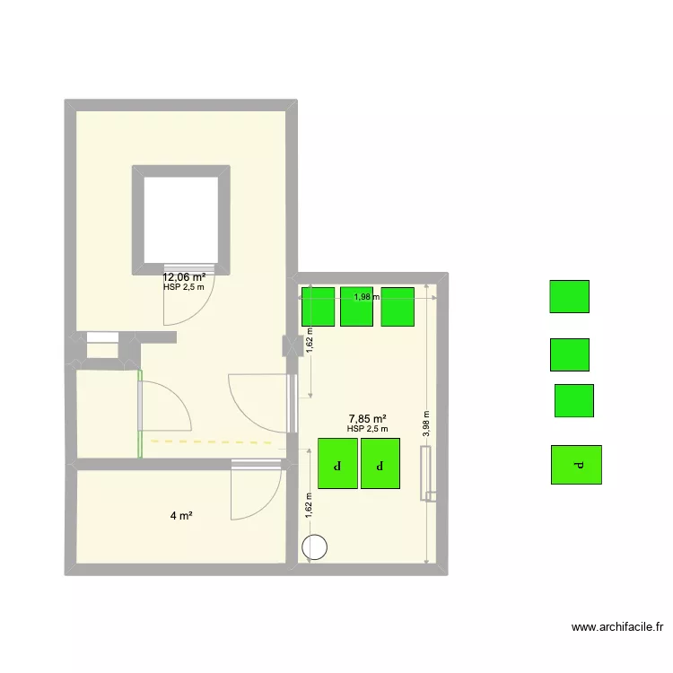 Local Poubelle 2022. Plan de Local Poubelle 2022. Plan de