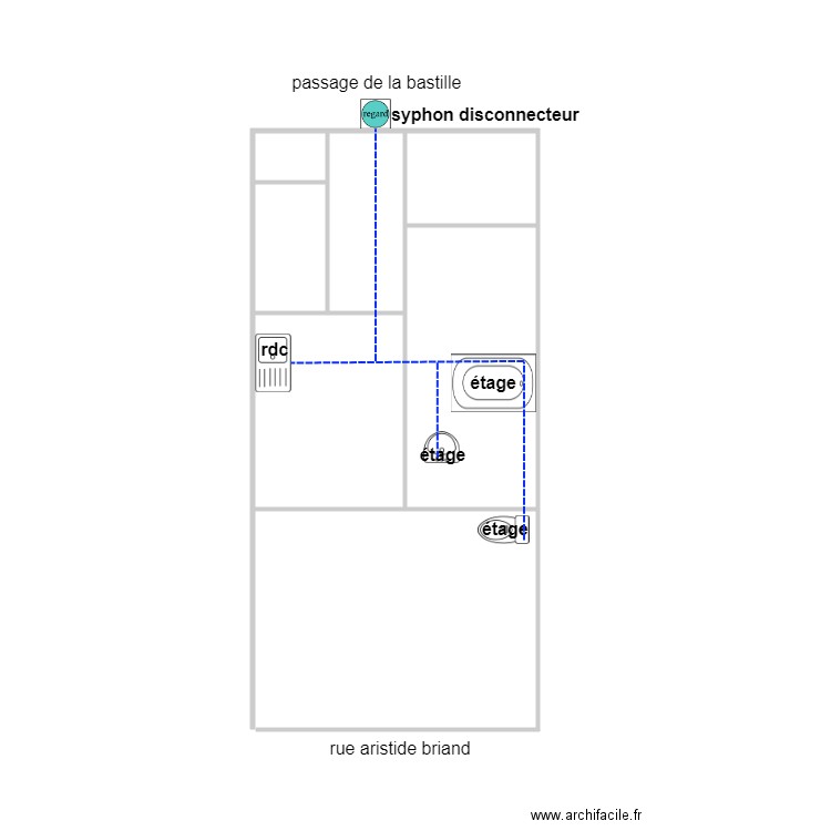 jvc immo ass. Plan de 6 pièces et 19 m2