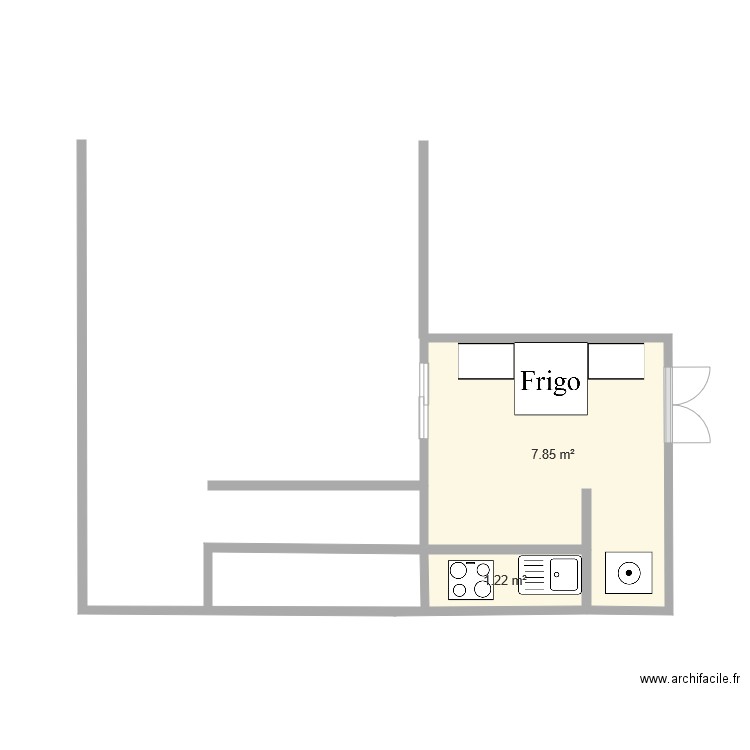 CuisineRestoDago. Plan de 0 pièce et 0 m2