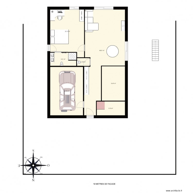 19 M FACADE DEC 16. Plan de 0 pièce et 0 m2