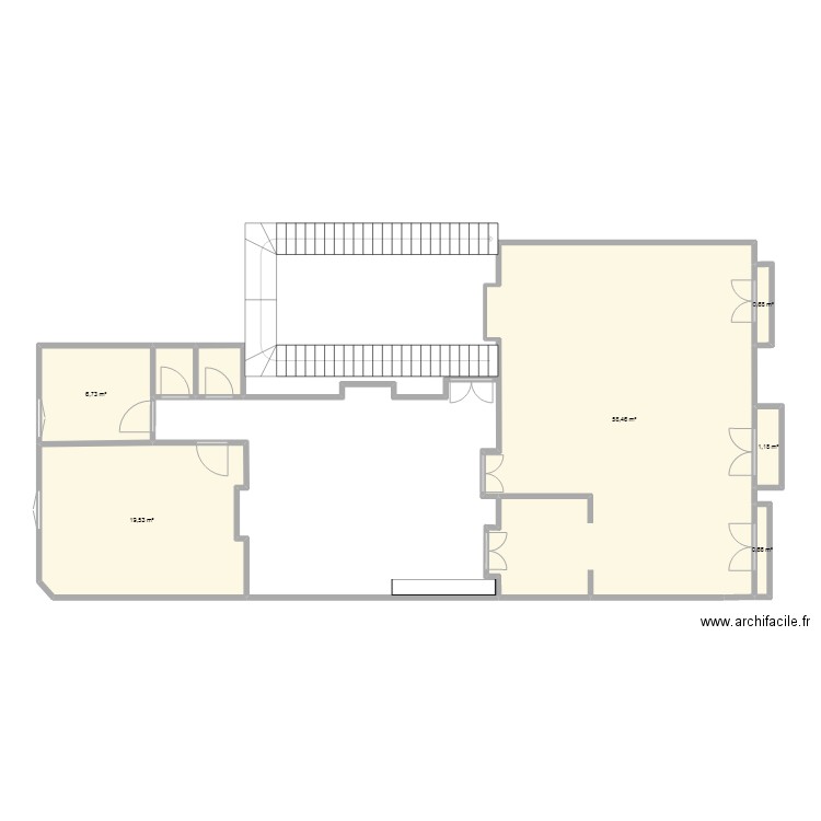coworking space. Plan de 0 pièce et 0 m2