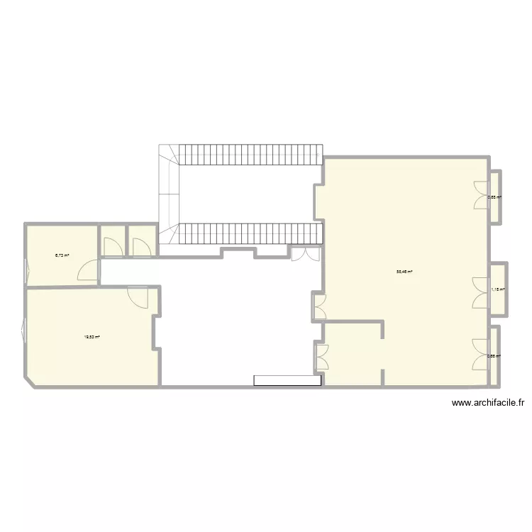 coworking space. Plan de 