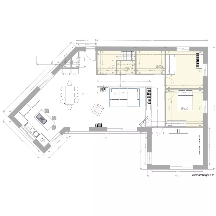 villa plein pied 16 juin 2018  plan3. Plan de 