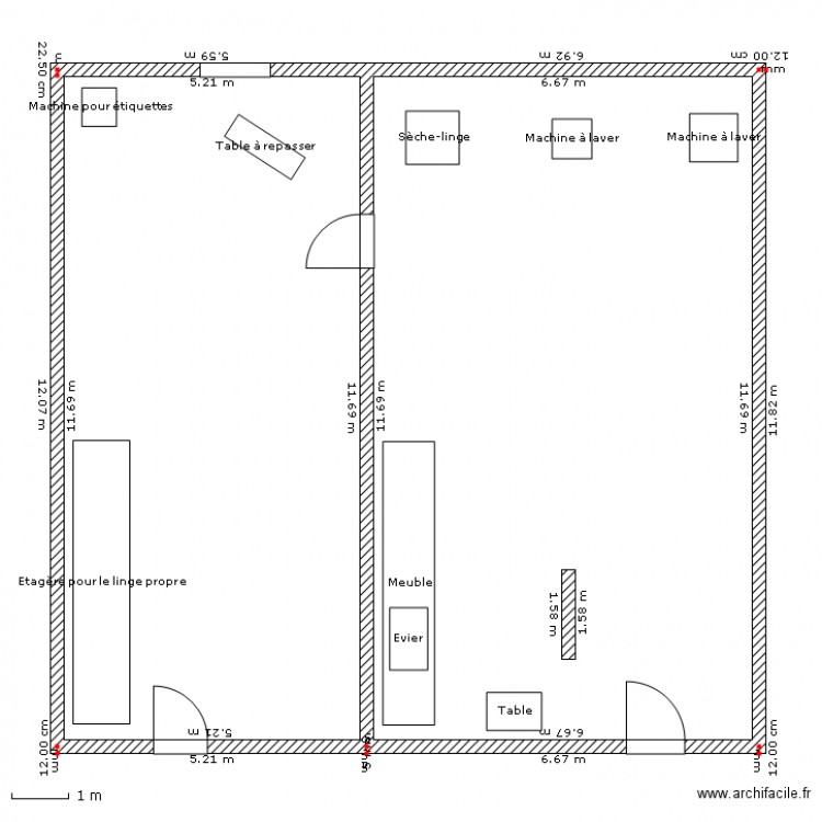 Buanderie S. Plan de 0 pièce et 0 m2