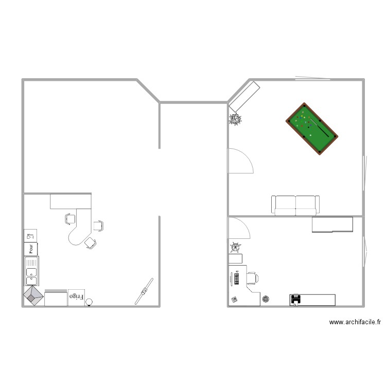 maison. Plan de 0 pièce et 0 m2