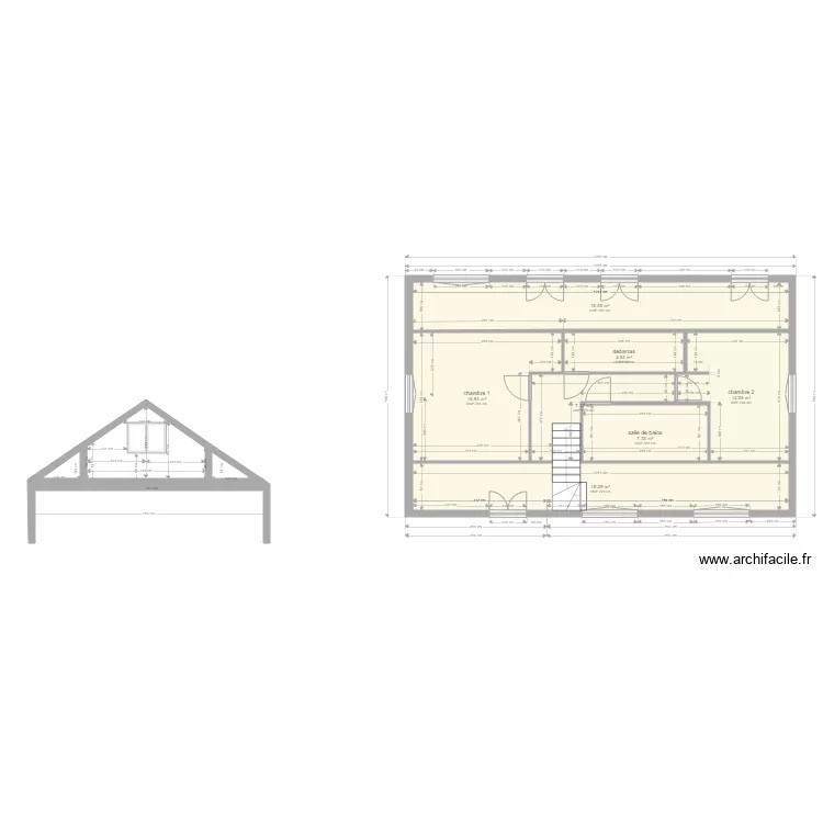 fresnes combles 10082019. Plan de 