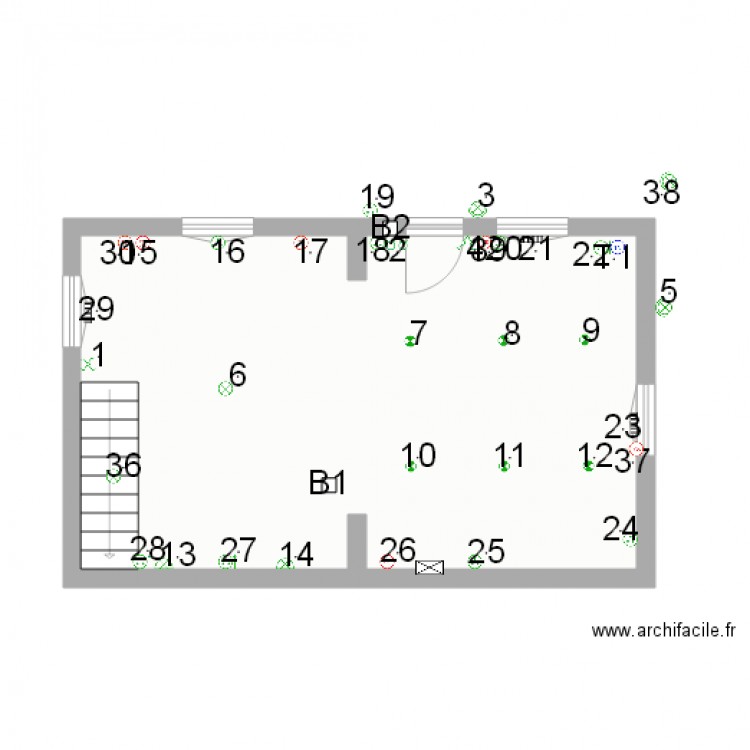 logement 3 RdC. Plan de 0 pièce et 0 m2