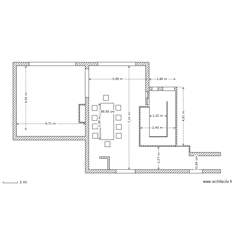 de cacqueray cuisine. Plan de 0 pièce et 0 m2