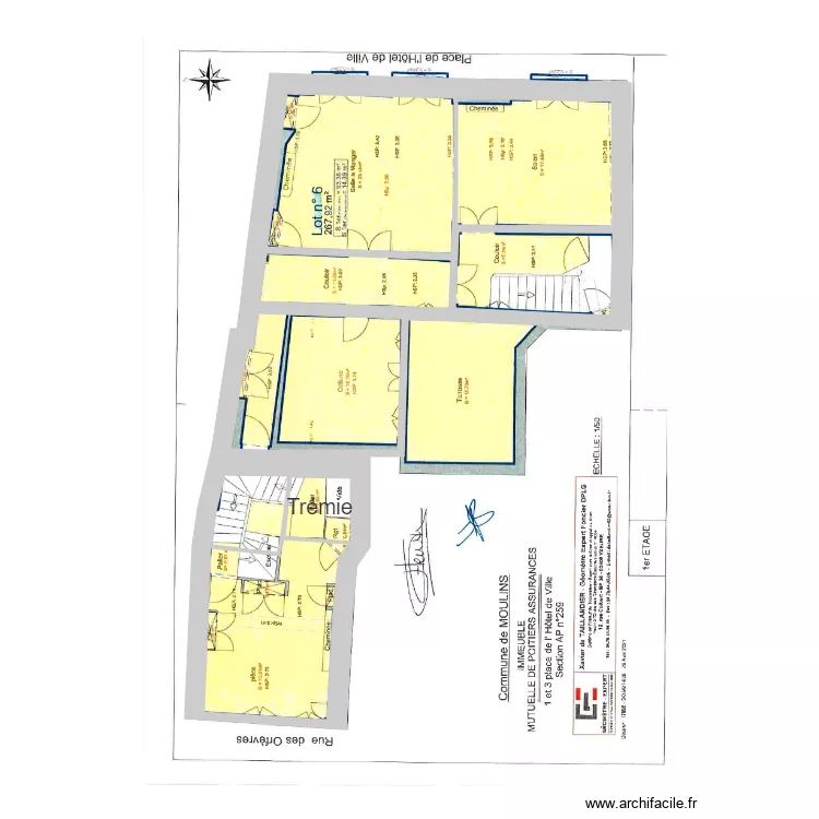 FLEURY - R+2. Plan de 