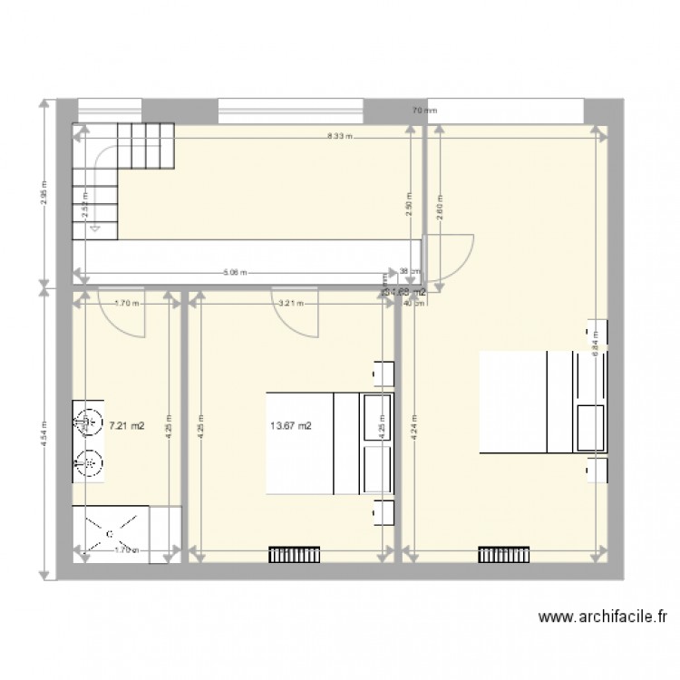 LOCAL SAINT CLAIR. Plan de 0 pièce et 0 m2