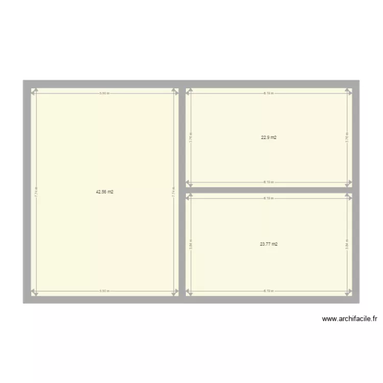 Les jolies Vide Sanitaire. Plan de 